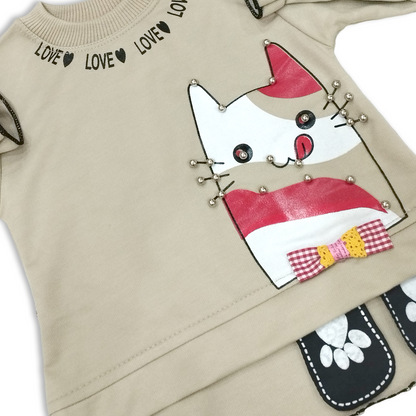 (1-4Y) Love Kitty Dress