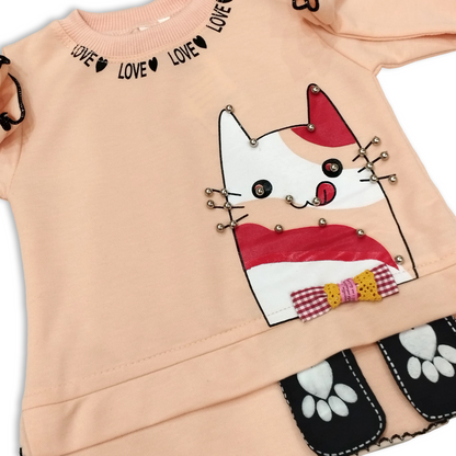 (1-4Y) Love Kitty Dress