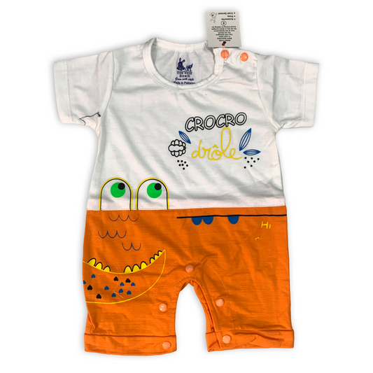 (0-3M) Infant Crocro Romper Jumpsuit