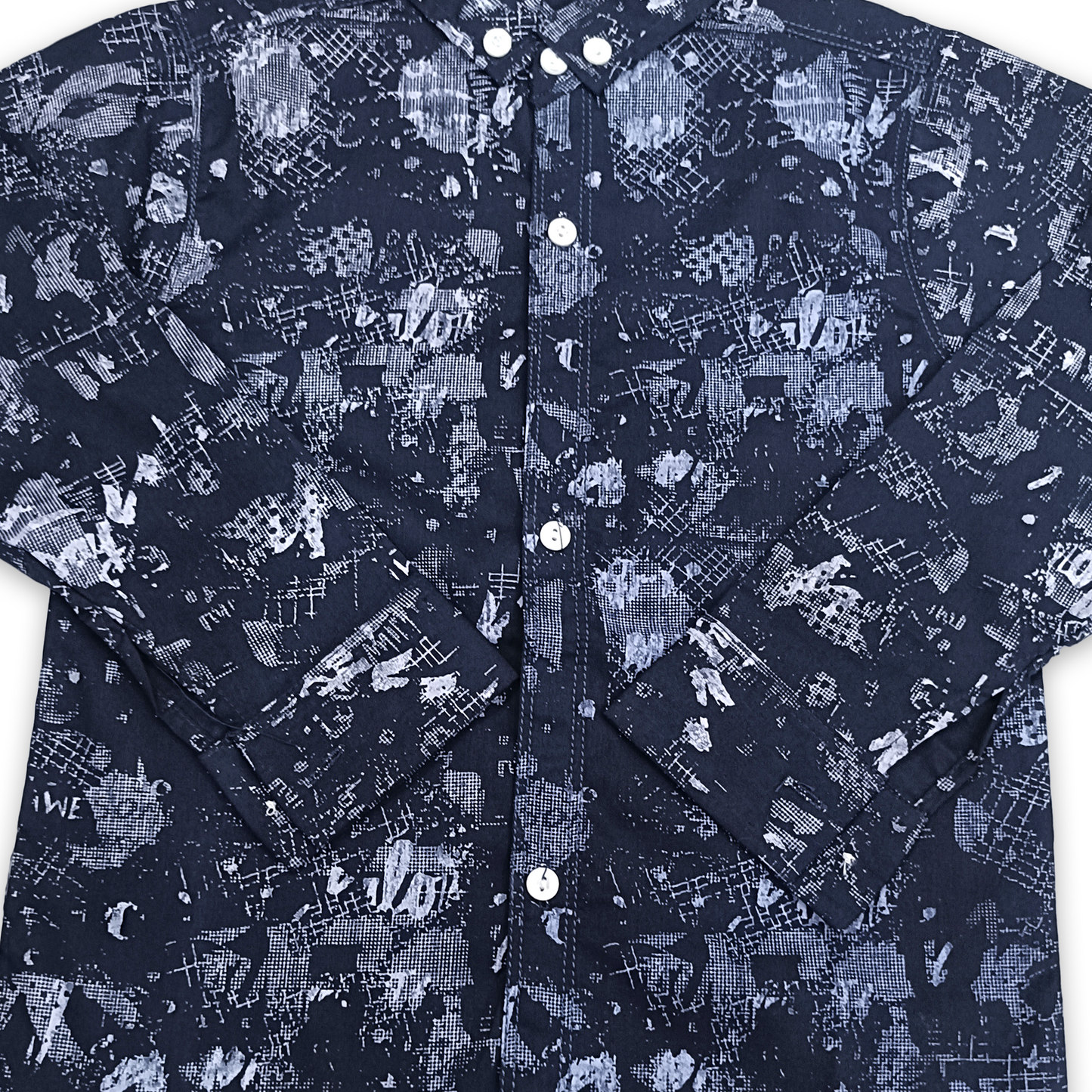 (5-8Y) Boys Deep Printed Cotton Shirt