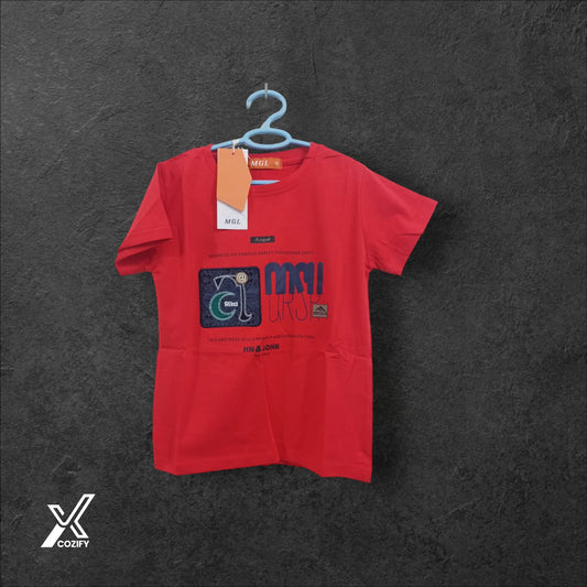 (2-8Y) Summer Red T-Shirt