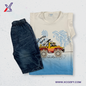 (1-4Y) Cool Truck Sandow & Denim