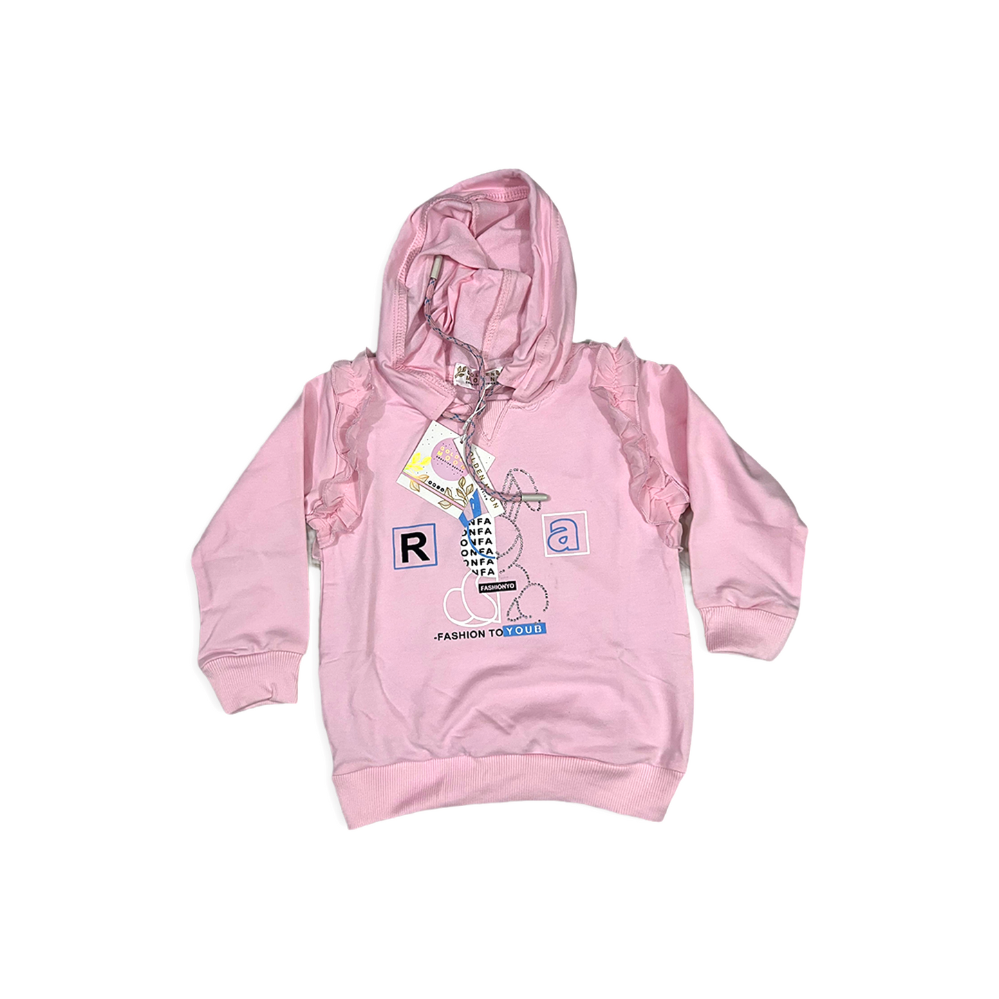 (1-4Y) Girls Rabby Hoodie